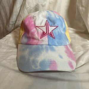 Jeffree Star Tie-Dye Hat - Pink, Blue, Yellow